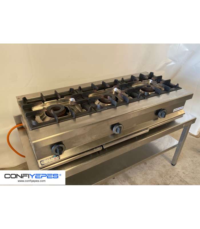 COCINA SOBREMESA TRES FUEGOS REPAGAS