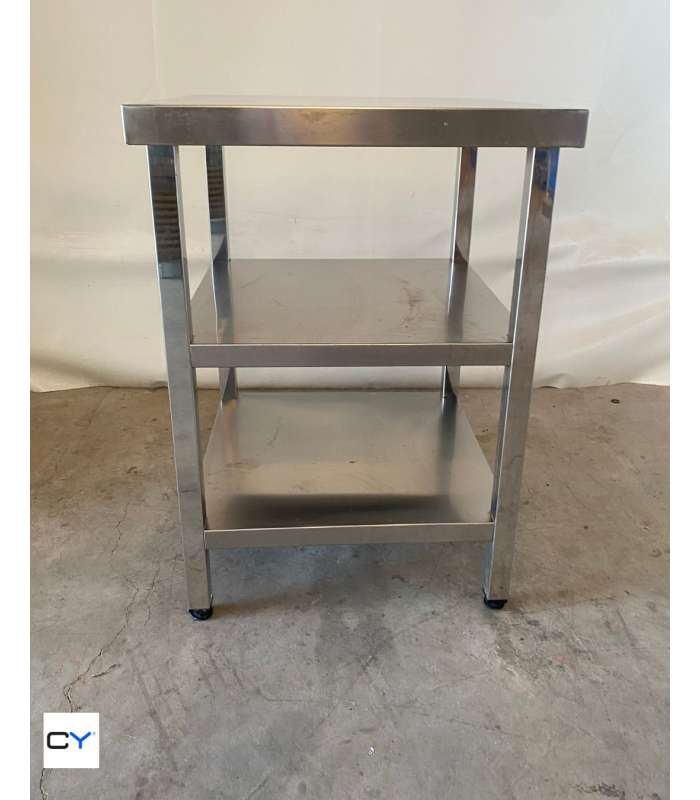 MESA CENTRAL DOS ESTANTES 650X650X900MM