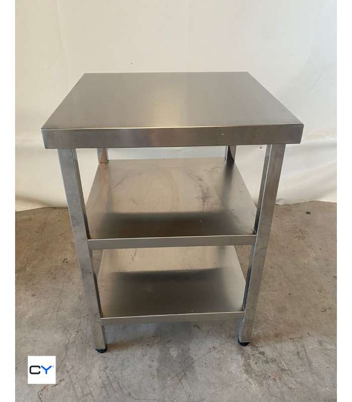 MESA CENTRAL DOS ESTANTES 650X650X900MM