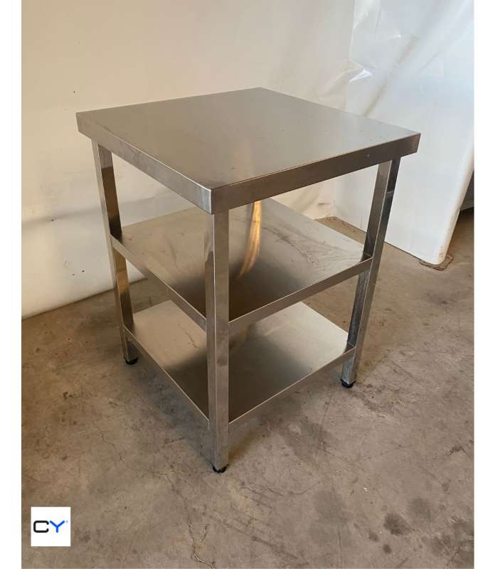 MESA CENTRAL DOS ESTANTES 650X650X900MM