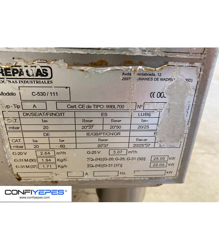 COCINA TRES FUEGOS REPAGAS CON SOPORTE