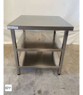 MESA CENTRAL DOS ESTANTES 850X800X850MM