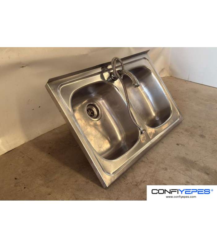 FREGADOR PARED ACERO INOX