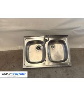 FREGADOR PARED ACERO INOX