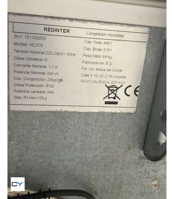 ARCON/CONGELADOR HORIZONTAL HC570