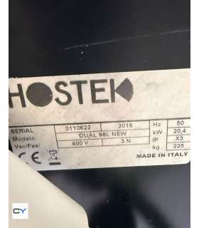 HORNO ELÉCTRICO PIZZA 6+6 HOSTEK + SOPORTE