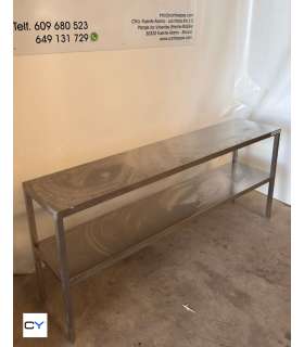 LEJA DOBLE ACERO INOX 1860X400MM