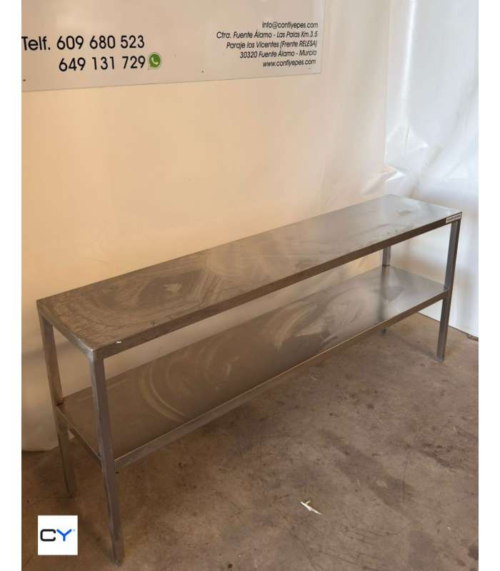 LEJA DOBLE ACERO INOX 1860X400MM