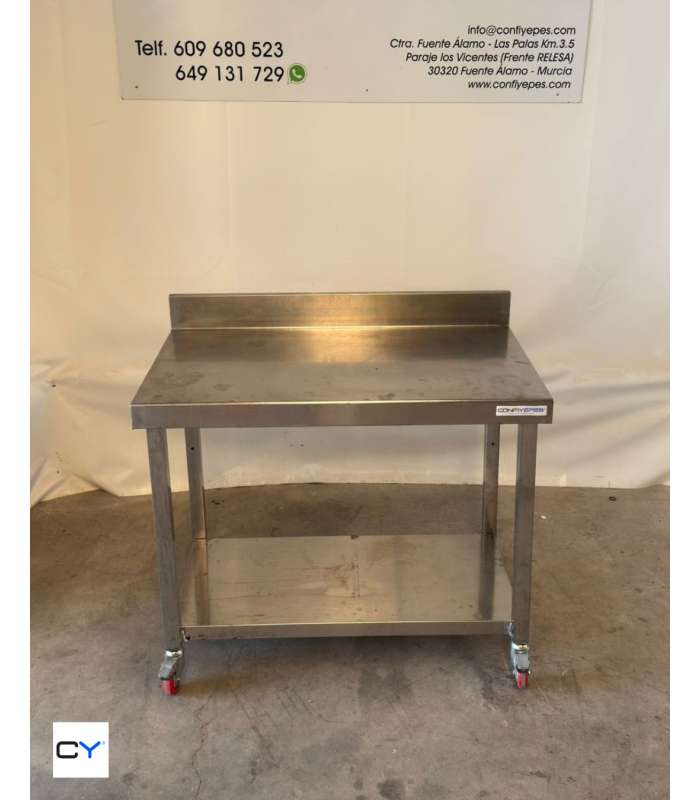 MESA MURAL 1000X600MM CON RUEDAS