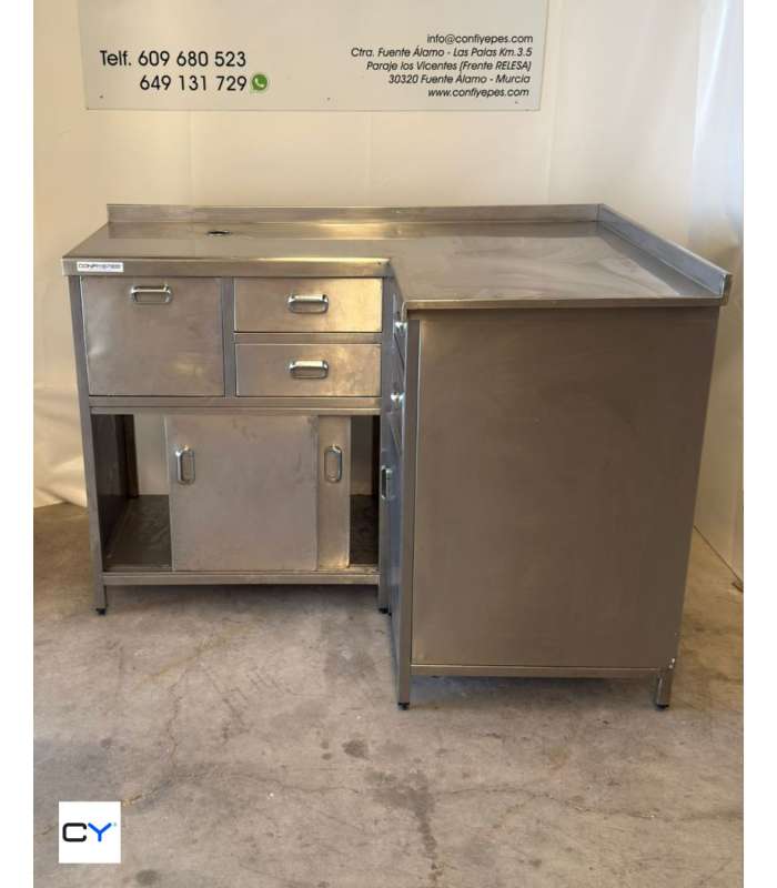 MUEBLE CAFETERO CON ESQUINA