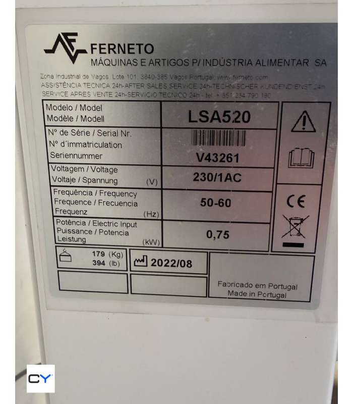 LAMINADORA SOBREMESA CON VARIADOR FERNETO
