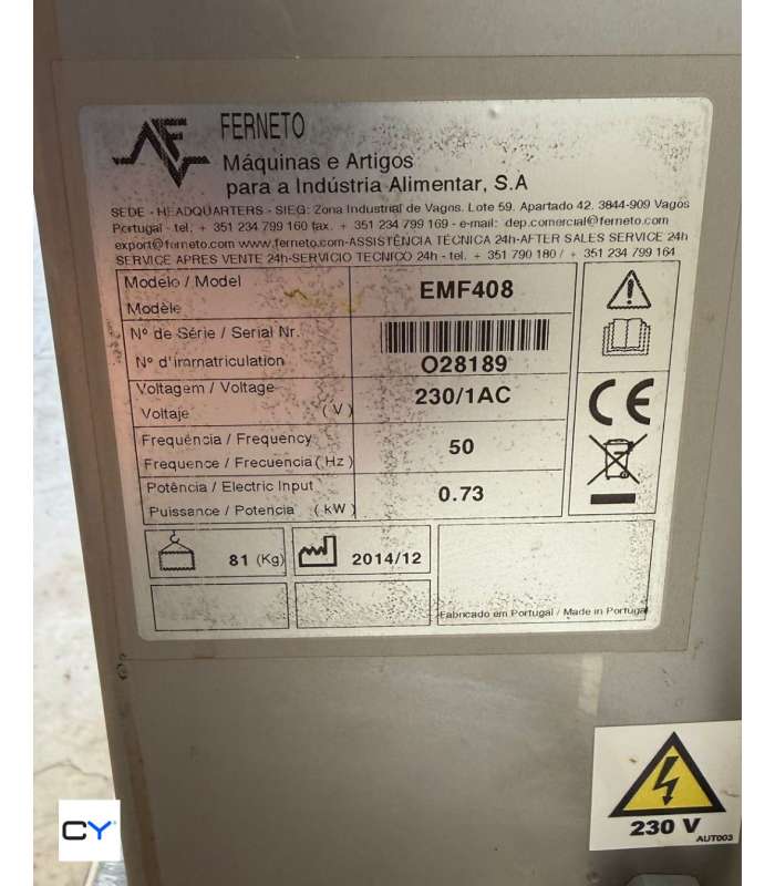 EXTRUSOR FERNETO EM408 + SOPORTE