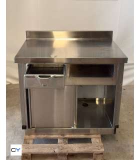 MESA MURAL CON ARMARIO Y CAJÓN