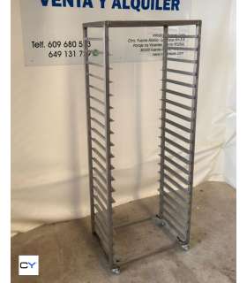 CARRO LLANDERO ACERO INOX BOCA 60