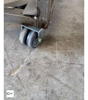 CARRO LLANDERO ACERO INOX BOCA 60