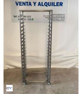 CARRO LLANDERO ACERO INOX BOCA 60