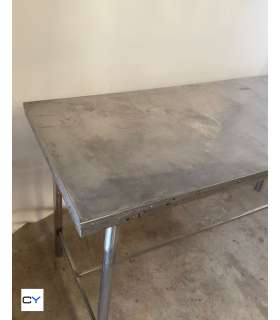 MESA CENTRAL 1860X700X980MM ACERO INOX