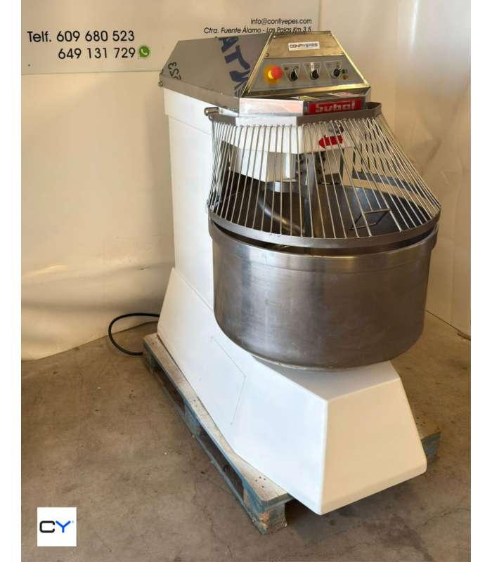 AMASADORA DE ESPIRAL 2 VELOCIDADES AEVD80 SUBAL