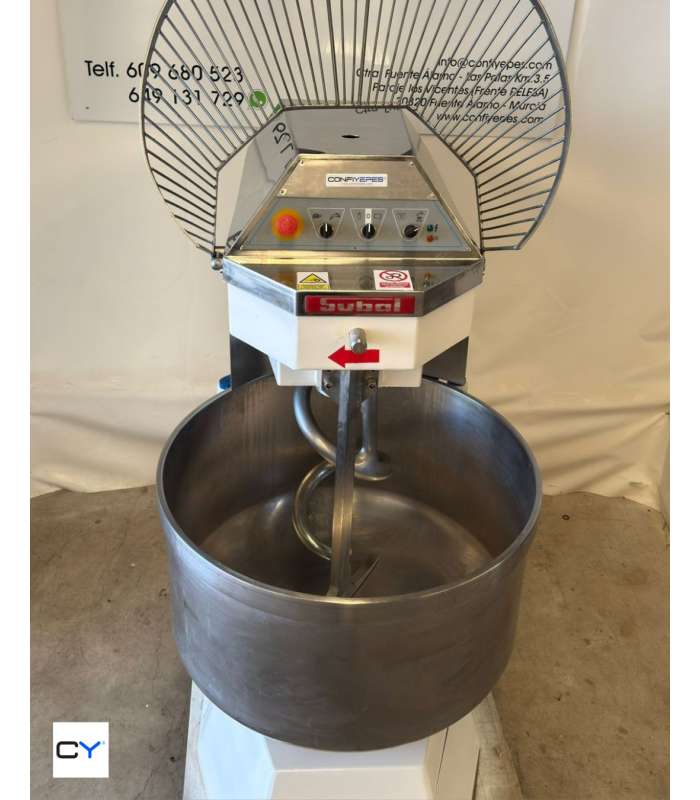 AMASADORA DE ESPIRAL 2 VELOCIDADES AEVD80 SUBAL