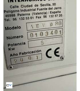 AMASADORA DE ESPIRAL 2 VELOCIDADES AEVD80 SUBAL