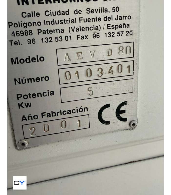 AMASADORA DE ESPIRAL 2 VELOCIDADES AEVD80 SUBAL