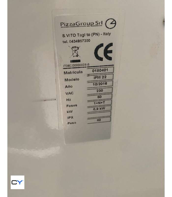 AMASADORA 1V 22L PIZZA GROUP