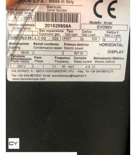 VITRINA EXPOSITORA CALIENTE EVO90V