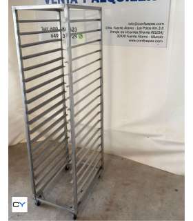 CARRO ACERO INOX 18 GUÍAS