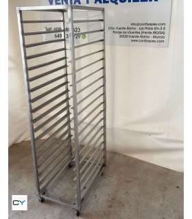 CARRO ACERO INOX 18 GUÍAS