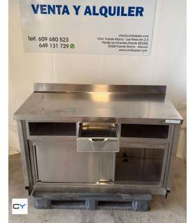 MESA MURAL CON PUERTAS CORREDERAS