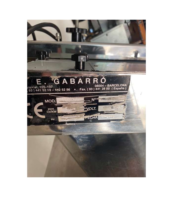 CORTADORA PAN GABARRO