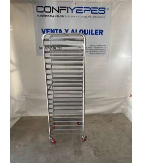 CARRO ACERO INOX 20 GUIAS