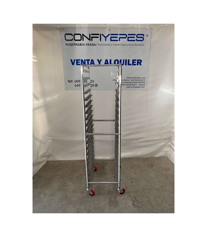 CARRO ACERO INOX 20 GUIAS