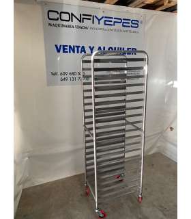 CARRO ACERO INOX 20 GUIAS