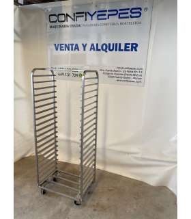 CARRO INOX 20 GUIAS 600X400