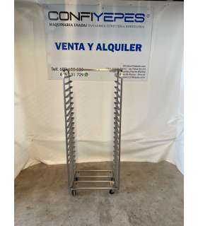 CARRO INOX 20 GUIAS 600X400