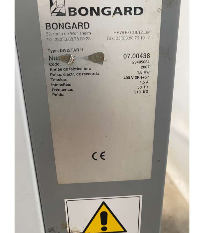 DIVISORA HIDRAULICA BONGARD