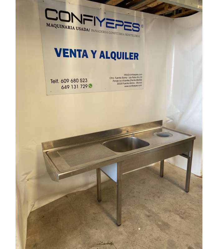 FREGADOR UN SENPO HUECO Y DESBRASE