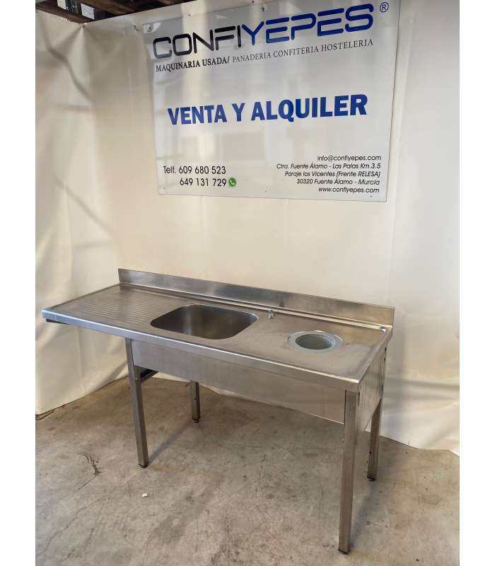 FREGADOR UN SENPO HUECO Y DESBRASE