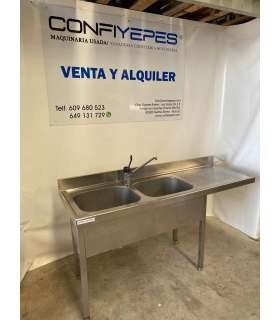 FREGADOR DOBLE SENO MAS HUECO