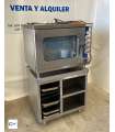HORNO 6 BANDEJAS GN1/1 A GAS REPAGAS + SOPORTE