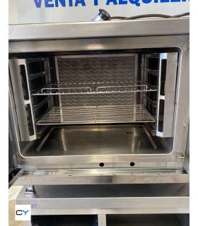 HORNO 6 BANDEJAS GN1/1 A GAS REPAGAS + SOPORTE