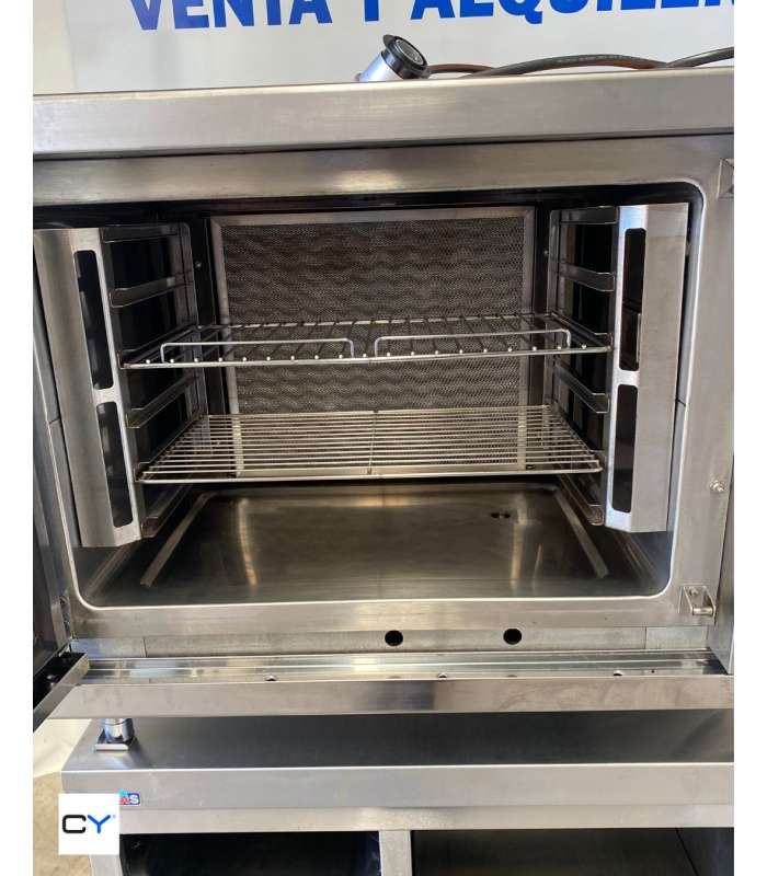 HORNO 6 BANDEJAS GN1/1 A GAS REPAGAS + SOPORTE