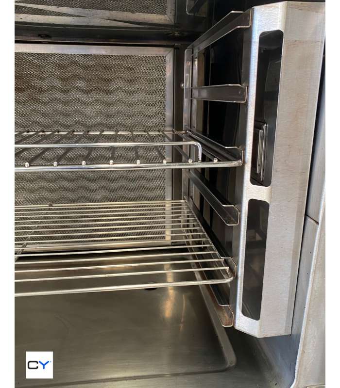 HORNO 6 BANDEJAS GN1/1 A GAS REPAGAS + SOPORTE