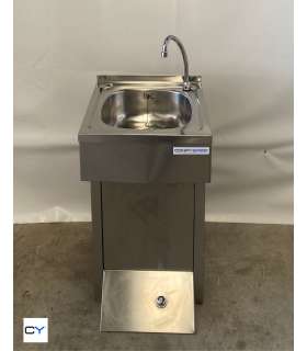 LAVAMANOS ACERO INOX CON PULSADOR
