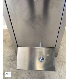 LAVAMANOS ACERO INOX CON PULSADOR
