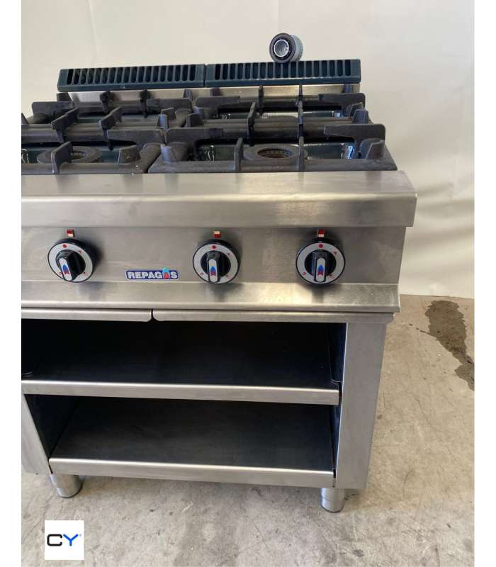 COCINA 4 QUEMADORES REPAGAS