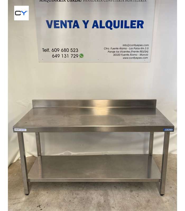 MESA MURAL CON BALDA 1600X600MM