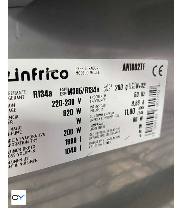 ARMARIO REFRIGERADO 2P INFRICO
