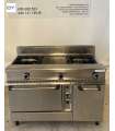 COCINA 2 FUEGOS + PLANCHA CON HORNO